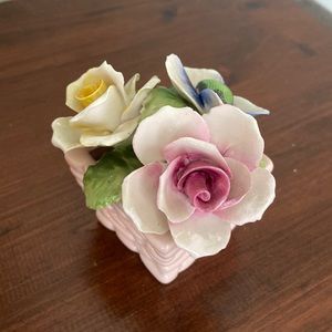 Crown Royal bone china flower basket